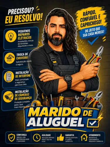 Marido de Aluguel - Instalação e Pequenos reparo Residenciais