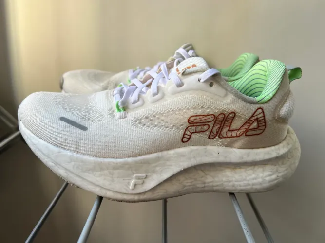 Tênis Fila Float Maxx 2 Pro, branco e verde n°35