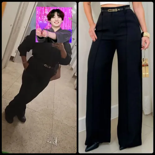 Calça Pantola Social Feminina Cintura alta tamanho G/42 .