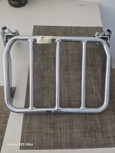 Bagageiro original Harley, moto Fat boy