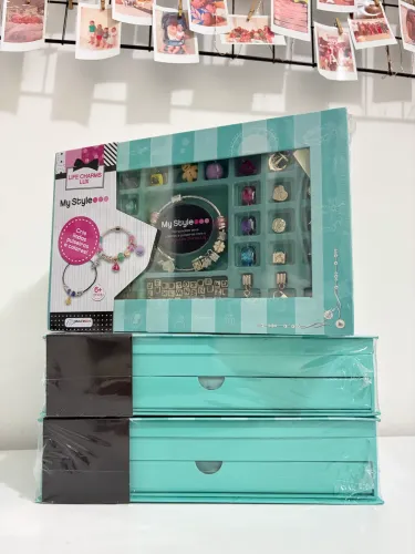 My Style Multikids Life Charms Lux 70 Berloques - BR1120 - Brinquedo de fazer pulseiras.