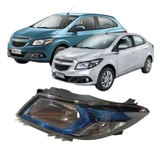 Farol Onix Prisma 2012 a 2015 Lado Esquerdo 