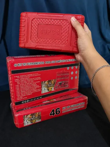 Maleta de Ferramentas Completa 46 Peças [NOVA NA CAIXA] - Oportunidade Hoje!