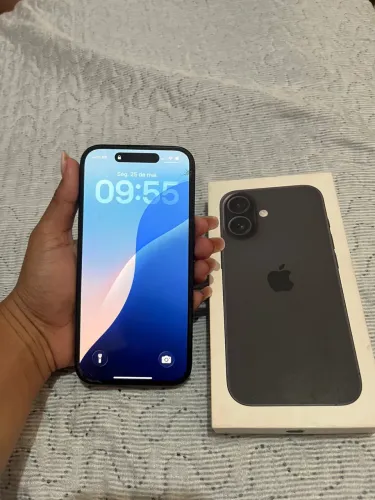Vendo iPhone 16 black 256 gigas