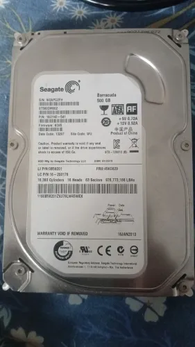HD Seagate Barracuda 500GB SATA para PC Desktop