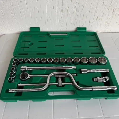 NOVO - Jogo Soquetes Belzer 10 A 32mm 18 Peças 1/2 Profissional Maleta Mecânico Kit NF. 