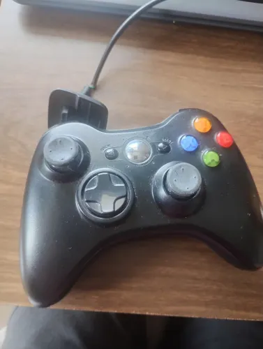Controle Xbox 360 sem fio + cabo olxpay