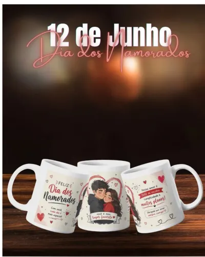 Cabeça personalizada dia dos namorados