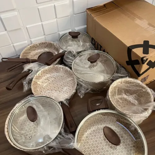 Kit de Panelas Ditalia 10 Peças Novo - R$ 270