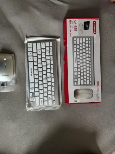 Kit Teclado e Mouse Bluetooth + MousePad