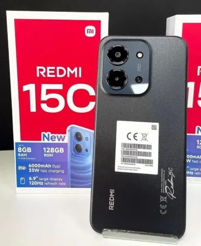 XIAOMI REDMI 15C 128GB/4GB RAM - TELEFONE CELULA NOVO COM GARANTIA