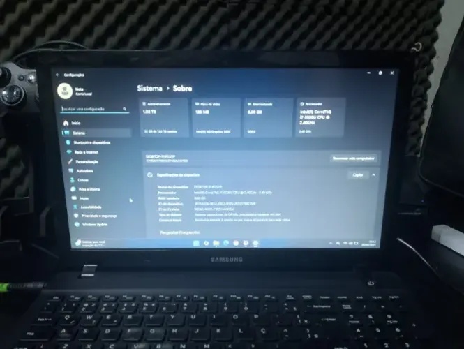 Notebook Samsung Intel Core i7 ? 8 GB RAM ? 1 TB