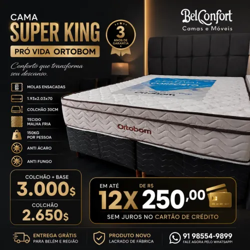 ? LIQUIDAÇÃO TOTAL! ? Queen e Super King ? Frete Grátis + Pague Só na Entrega ?