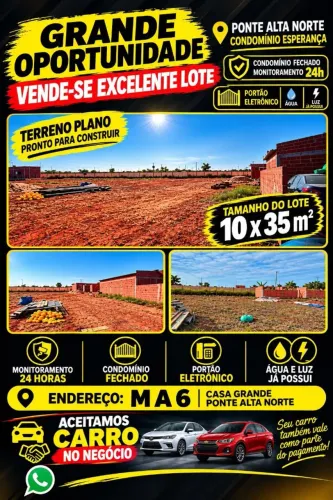 Lote ponte alta 