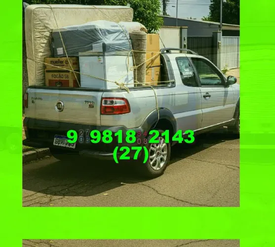 Frete rápido e seguro! Contato: 27?9?9818?2143 - Pedro Transporte de Cargas