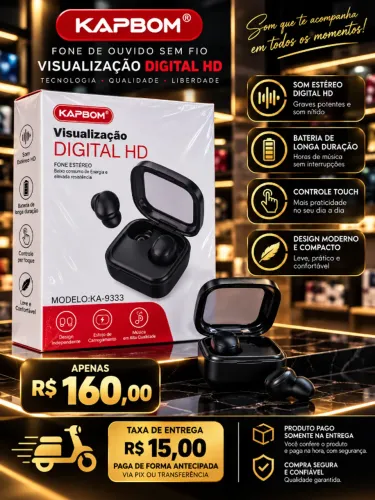 Fone Bluetooth KAPBOM