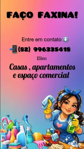 FAXINEIRA A DOMICÍLIO!