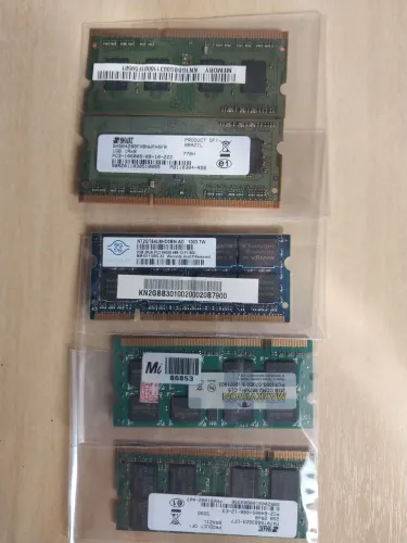 Pacote de memórias para reposição de notebooks