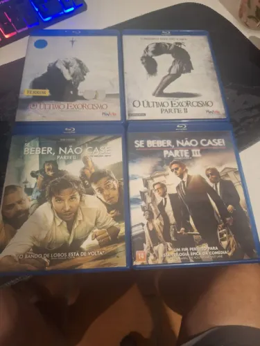 LOTE 8 BLURAYS FILMES SEQUENCIAIS