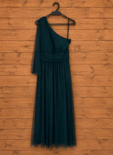 Vestido Longo Verde Esmeralda