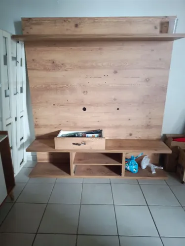 Rack de madeira