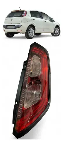 Lanterna Traseira Fiat Punto Com Led Direita 2013 A 2017 Ori Direito/passageiro Vermelho