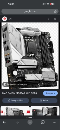 Troco kit placa mãe+memoria ram 32gb 3200mhz em memórias ddr5
