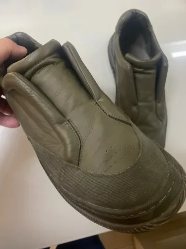 Tênis Osklen Masculino Hybrid Plain em couro na cor verde