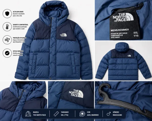 JAQUETA THE NORTH FACE ORIGINAL - TAMANHO XXL (TTG)