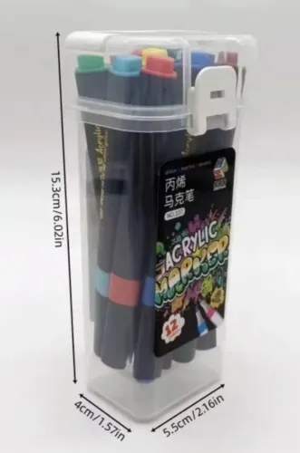 Caneta acrílica para pintura de peças de Impressão 3D