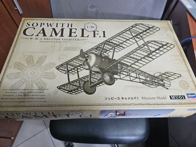 Kit modrlismo sopwith camel 1/16 hasegawa