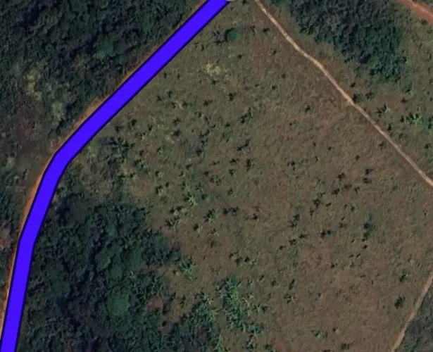 Vendo um terreno $ 80mil na linha 28 estrada da penal próximo a vila caldeirita