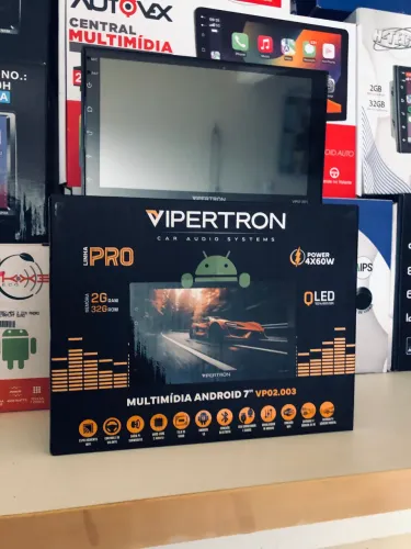 CENTRAL MULTIMIDIA ANDROID CARPLAY PARA TODOS VEÍCULOS (NOVA E GARANTIA)