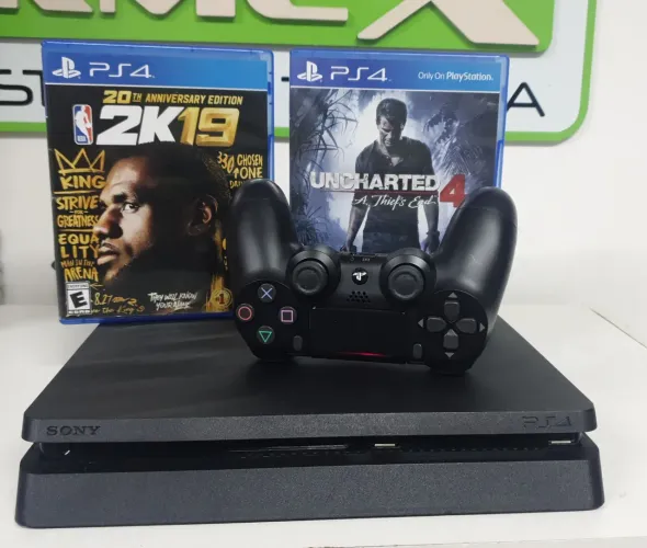PS4 SLIM 500 GB SEMI NOVO