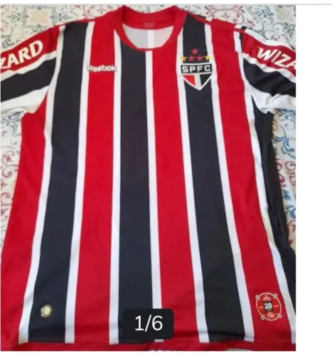 Camisa São Paulo Reebok Wizard oficial 2012 listrada