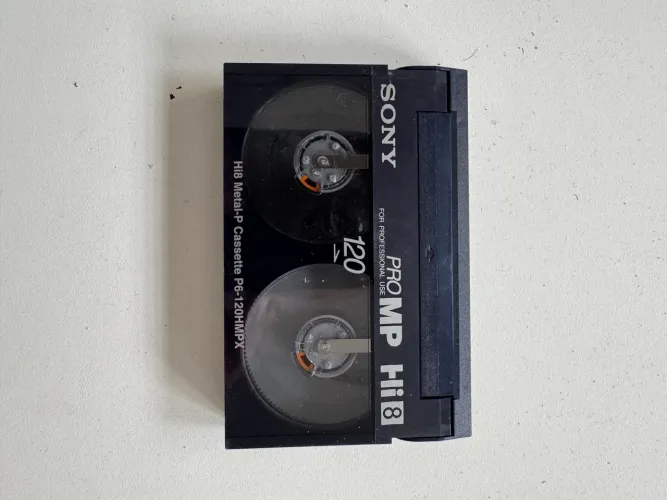 Fita de audio profissional DTRS Hi8 Sony