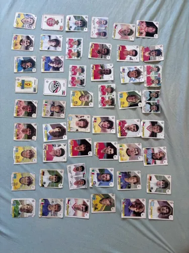 Lote de figurinhas da copa do mundo de 1990