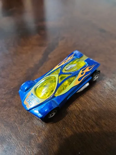 Carrinho Hot Wheels Sling Shot Track Acey Azul