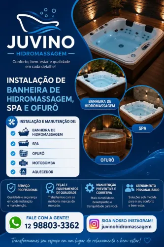 Instalação e Manutenção de Banheira de Hidromassagem 