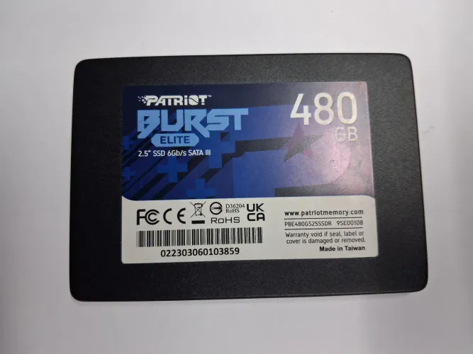 SSD 480 GG da Patriot Burst Elite 2.5" SSD 6Gb/s SATA III