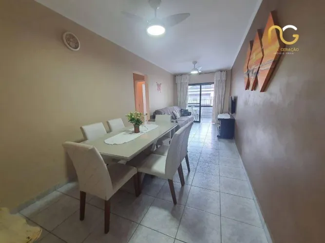 Apartamento com 2 dormitórios à venda, 77 m² por R$ 430.000,00 - Tupi - Praia Grande/SP