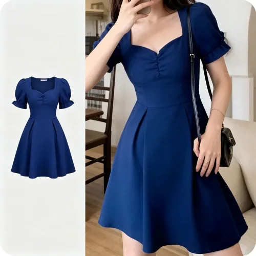 Vestido lovito Navy azul