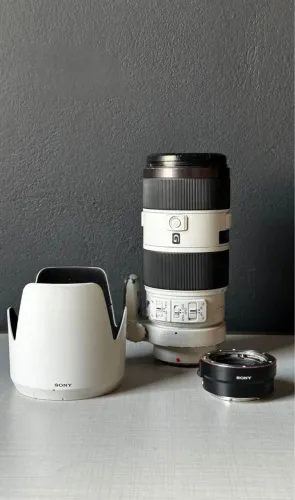 Sony 70-200 2.8 A_Mount + adaptador E mount original Sony 