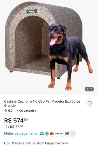 Casinha de cachorro. 