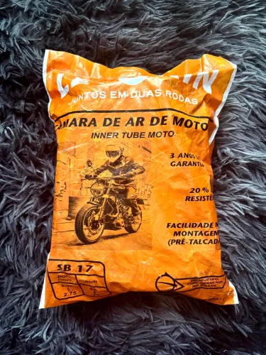 Câmara de Ar Levorin para Moto Aro 17 - Nova e Lacrada