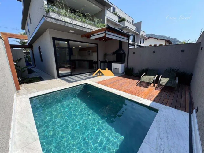 Casa em condomínio para locação mensal em Juquehy 4 suítes | 400m da praia