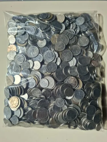 Moedas antigas dos anos de 1967 a 1993-4 Kg