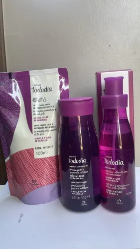 Kit ameixa e flor de baunilha natura | 3 itens 