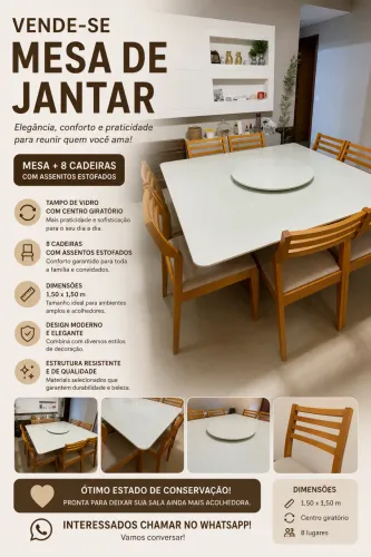 Mesa 8 lugares