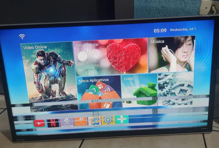 Tv 32 polegadas com aparelho box